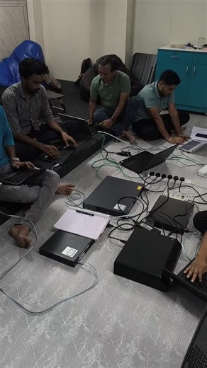 सागर साळवी on Instagram: "🔧 Network Lab Hands-on Practical Session In this session, our team of trainee network engineers at NFT Network Technologies Pvt. Ltd. worked on real-time Cisco Router and Switch configuration. Each student connected their laptops directly to live network devices, performing: VLAN and Inter-VLAN Routing Setup Static and Dynamic Routing Configuration Port Security and Access Control Testing Device Connectivity Troubleshooting This hands-on setup helped them understand ho