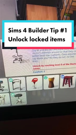 Unlock All Career Items in Build Mode | Sims 4 Cheats