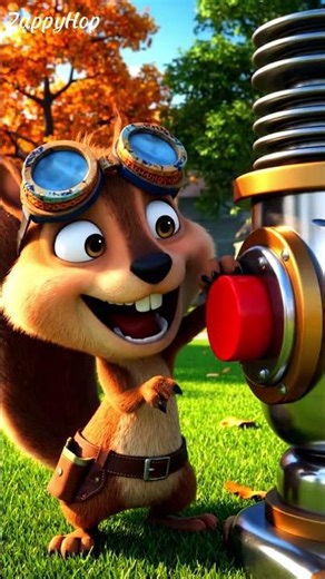 Squirrel Builds SUPER-VACUUM for Acorns... (Gets SUCKED IN!) 🐿️ | ZappyHop