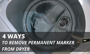 How to Remove Permanent Marker From Dryer? - 4 Ways