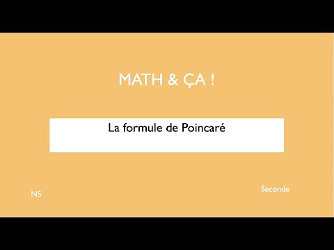 Poincaré's formula
