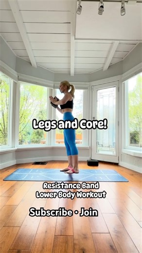 45+? This Band Workout Hits Legs & Core FAST🔥 #homeworkouts