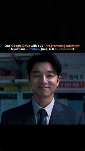 @striff_01 on Instagram: "I’ve put together 500+ programming interview questions that cover everything you need to master before your next interview — from Data Structures, Algorithms, SQL, DBMS, OOPs, System Design, and problem-solving to real-world coding challenges asked in top companies like Google, Microsoft, Amazon, and Meta 🚀 Whether you’re preparing for placements, internships, or FAANG interviews, these questions will help you build a strong foundation, boost your logic, and und