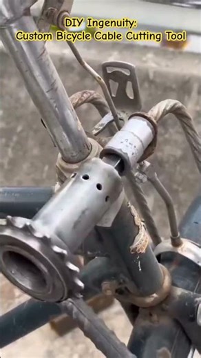 Custom Bicycle Cable Cutting Tool #DIYTools #MetalFabrication #BicycleRepair #HandmadeTools