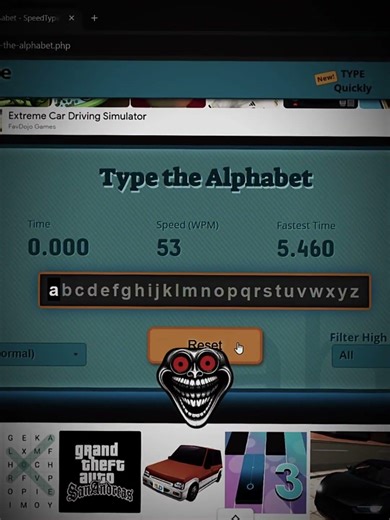Only 1% can type all alphabets in 3 sec 🔥