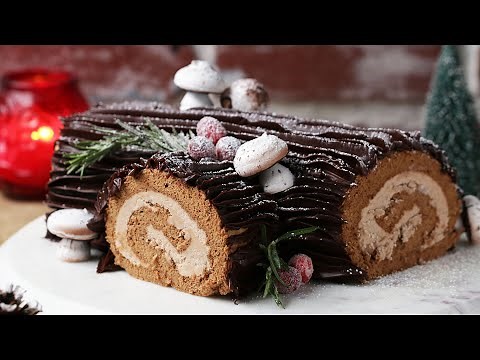 Bûche de Noël (A French Christmas Dessert) • Tasty
