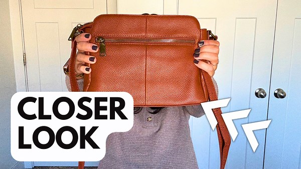 Watch Watch before you buy the leather handbag on Amazon Live