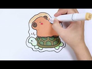 Draw a Cute Capybara: Easy Step-by-Step Tutorial