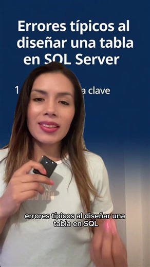 Error típicos al diseñar una tabla en #sqlserver #aprendesqlserver #ingenieriasistemas #dbo #basededatos