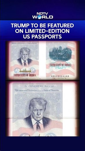 Trump To Be Featured On Limited-Edition US Passports To Commemorate Americas’ 250th Birthday