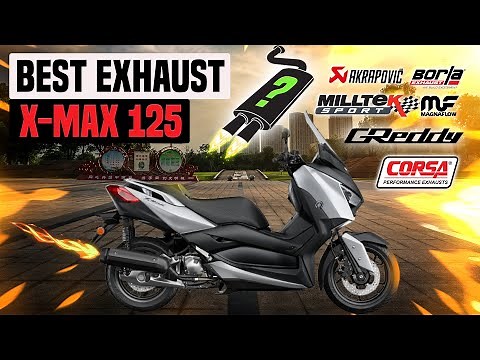 Yamaha X-MAX 125 Exhaust Sound🔥Akrapovic,Arrow,GPR,IXRace,JCosta,LeoVince,Mivv,Scorpion,Yasuni