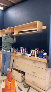 11K views · 38 reactions | Best DIY garage shelf mounting system ⚒️漢 #everyoneシ゚ #viralreelsシ #fypシ゚ #furnituremaking | Nafiu Ismail Opeyemi | Facebook