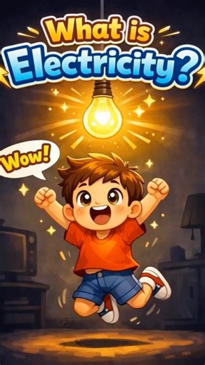 What is Electricity? #shortsfeed #kids #kidsvideo #sciencefacts #nature #kidslearning #science