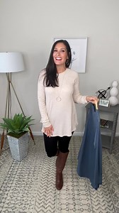 A Jenny Boston FAVORITE!!! Great piece, made from comfortable, waffle knit fabric and its medium-weight, so when layered, you will have a beautifully draped/flattering silhouette instead of a bulky/ heavy look & feel! OBSESSED. Falls longer top/tunic length. Relaxed Fit, Fits True to Size. Fabric: 95% Rayon, 5% Spandex Small: Fits 2-4 Medium: 6-8 Large: Fits 10-12 XL: Fits 14-16 Maddy is wearing a small and is 5'7" Jena is wearing a small and is 5'6" Available in SMALL, MEDIUM, LARGE, XL for onl