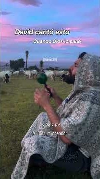 David cantó este salmo después de experimentar la sanidad de Dios. Salmo 30 en idioma hebreo
