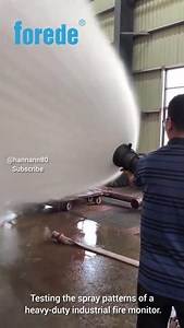 High-pressure water flow is a work of art. Testing industrial fire equipment.#like #follow#subscribe