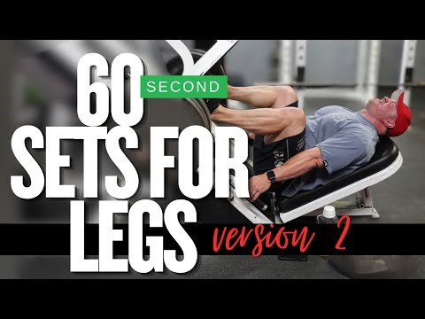 Progressive 60 Second Leg Workout - 3x the Pain!!