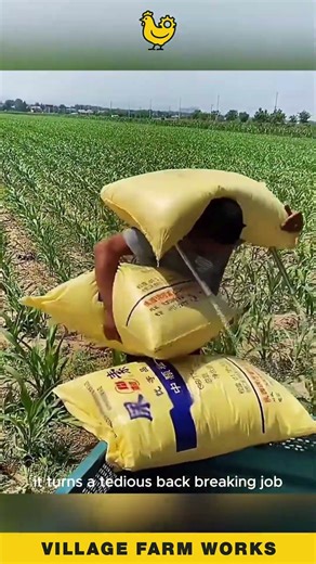 This Farmer Invented an Automatic Fertilizer Spreader 🤯 So Simple! #FarmHacks