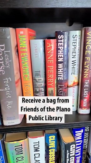 Save the date: The next Friends of the Plano Public Library "Buy a Bag of Books Sale" is coming October 7-15 at Haggard Library. For $10 (cash and exact change only), you will receive a bag to fill up with books and other media from the sale. All proceeds go to Friends of the Plano Public Library to benefit our five Plano libraries. Sales will be open daily when the Library is open, and the last bag sold is 30 minutes prior to closing daily. | Plano Moms