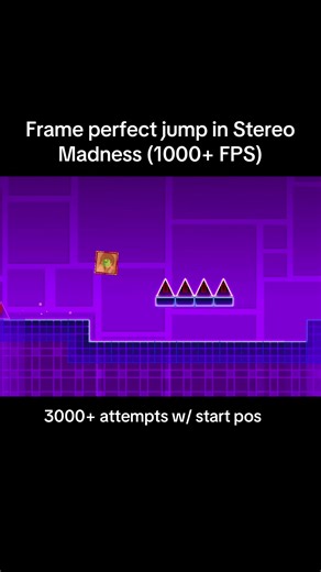100% real #geometrydash #gd #gdchallenge #stereomadness #zoink | geometry dash