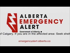Alberta Emergency Alert (AlertReady) - July 5, 2020, 2140 MDT