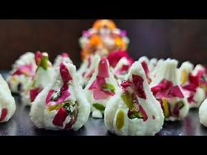 Ganesh Chaturthi special New Modak Recipe- Paneer Modak with Rose Petals and Pista | Bengali Modak