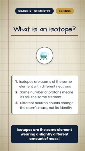 What Is an Isotope? #Shorts