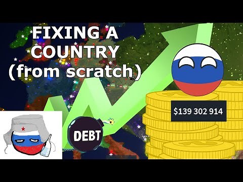 Fixing a country from Debt, Low Stability, High War Exhaustion | Rise Of Nations Roblox