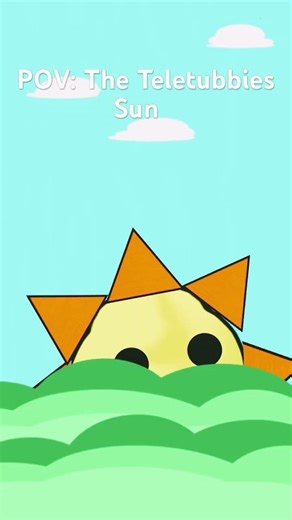 POV: The Teletubby sun￼