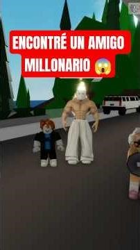I FOUND A MILLIONAIRE FRIEND 😱 #roblox #robloxshorts #robloxedit #robloxgames #brookhaven #game