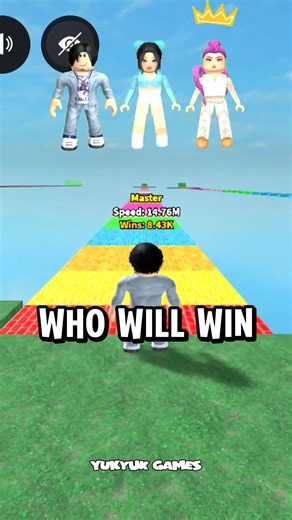 Kpop Demon Hunter vs Speed Challenge 😻♥️😻 #roblox #shorts