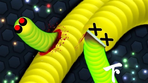 Slither.io 疯狂贪吃蛇第31弹，看我的蛇皮走位～