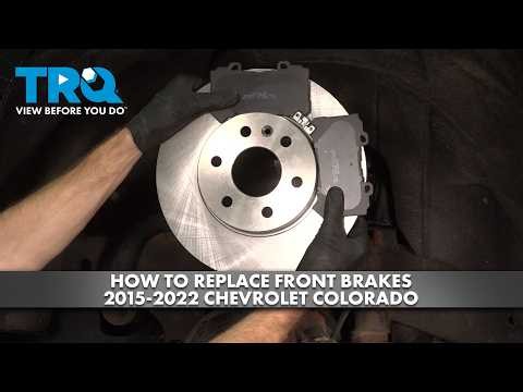How to Replace Front Brakes 2015-2022 Chevrolet Colorado