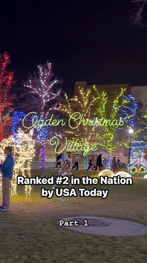 ✨🎄 Ogden Christmas Village is pure holiday magic! 🎄✨ We checked out the Ogden Christmas Village in Ogden, Utah and it was SO fun 🤍 Between the twinkling lights and the adorable little villages, it truly feels like a Hallmark movie come to life ✨🏘️ 💡 The Christmas Village seemed to have more than a million sparkling lights 🏠 Around 60–70 festive little village cottages I made a couple of reels showing off the lights and villages because pictures don’t even do it justice 🎥✨ It’s the perfect