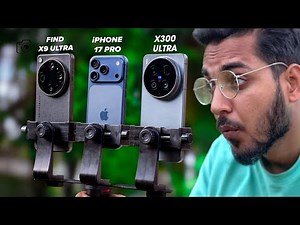 OPPO Find X9 Ultra vs Vivo X300 Ultra vs iPhone 17 Pro Max | Ultimate Camera comparison 🔥