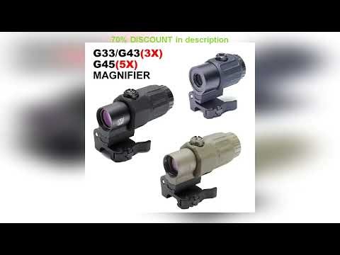 #G33 G43 G45 Sight Fixed 3X 5X Magnifier Scope With Switch to Side Quick Detachable QD Mount For Ai