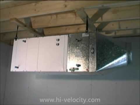 Hi-Velocity Installation Part 04 - Installing the Fan Coil