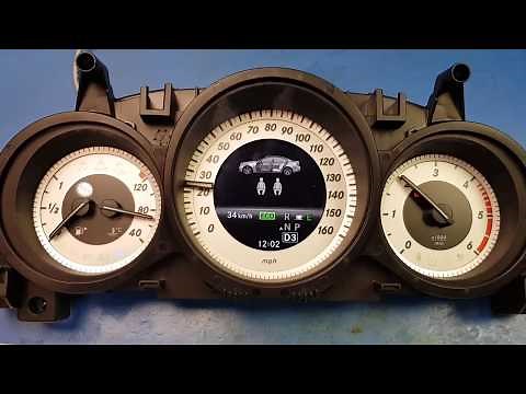 Mercedes W204 C Class Instrument Cluster Test and Repair by Revtronic