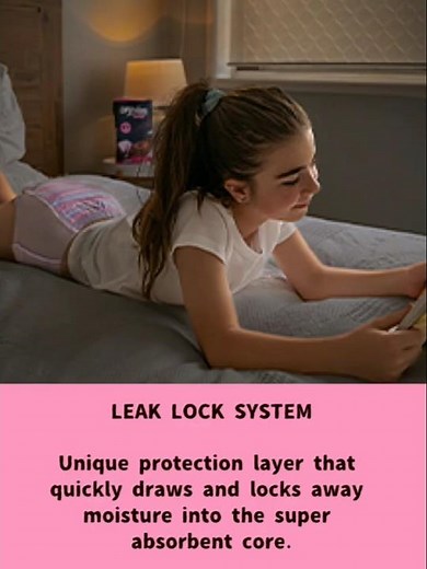 DryNites for Girls promotion images (from website) - alternate edition