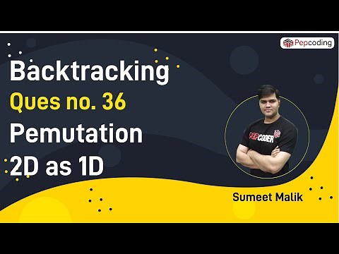N Queens Problem | Permutations 2d as 1d - Queen Chooses | Backtracking Solution Explained with Code