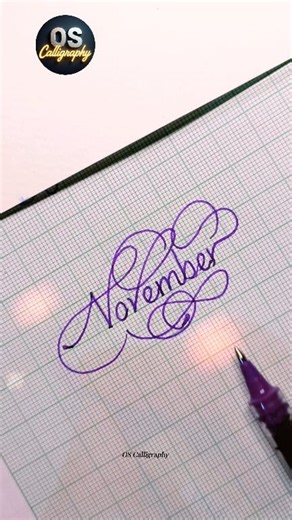 1.3K views | November ✨❤ Calligraphy For Beginners #calligraphy...