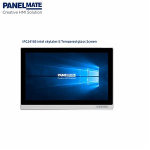 [Hot Item] 18.5 Inch Industrial Embedded PC IP65 Waterproof Dustproof Tempered Glass Screen Intel Skylake I3 CPU 7100u Codesys Fanless All-in-One Computer HMI Panel PC