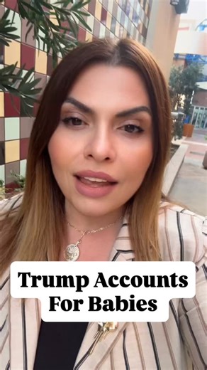 Arpine Mkhitaryan on Instagram: "Trump Accounts” are new tax-advantaged investment accounts created under federal legislation that give eligible babies born from January 1, 2025 through December 31, 2028 a one-time $1,000 seed contribution from the U.S. government and allow parents, family members, and employers to add up to $5,000 per year until the child turns 18. The funds are invested in low-cost U.S. index funds and grow tax-deferred, with the child gaining access to the money when they tur