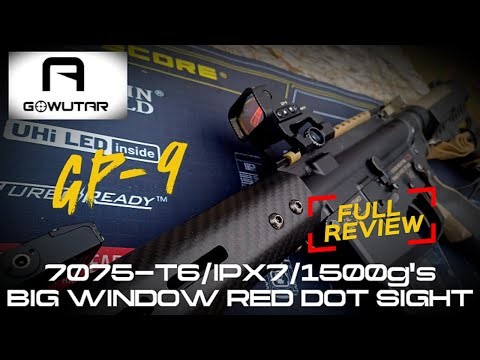 Gowutar GP9 RMR Dot Sight: Can it Go to War? (20% code)