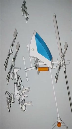 MIA 2-Leg RC Sub-Micro Helicopter Re-Engineered for 3D Printing