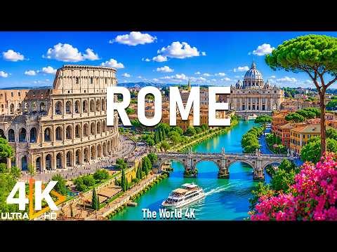 Rome 4K UHD | Wonders of the Eternal City – The Colosseum, Pantheon & Roman Forum