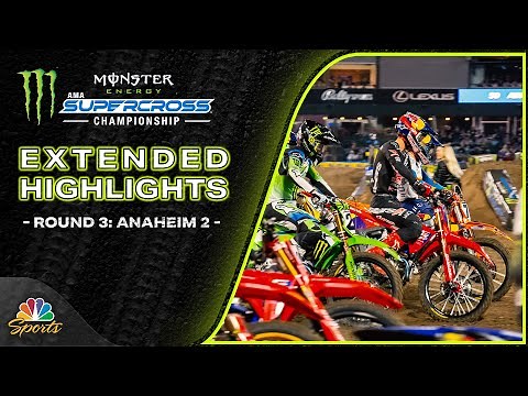 Supercross 2025 - Round 3, Anaheim 2 | EXTENDED HIGHLIGHTS | 1/25/25 | Motorsports on NBC
