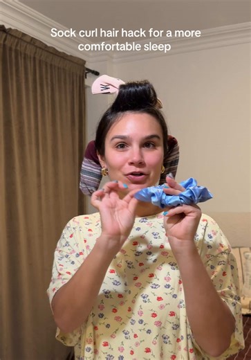 Transform Your Hair with the Sock Curl Hack