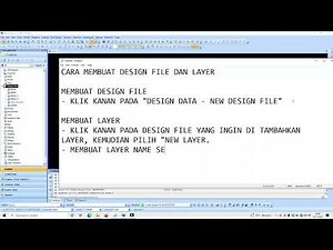 [MINESCAPE 5.7] Tutorial Cara Membuat Design File dan Layer pada Software Minescape 5.7