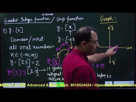 Function Class 12th Class Number 4 Greatest integer and fractional part